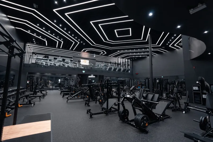 Main training floor at Fittopia Fitness Center with Arsenal Strength equipment