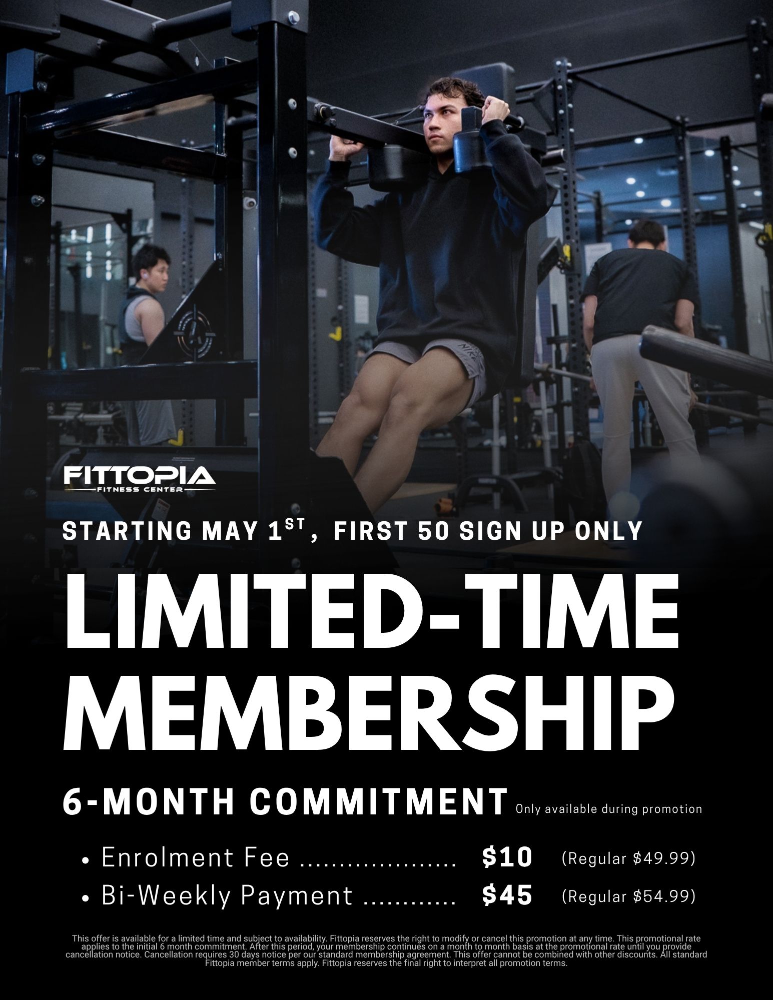 Fittopia Limited-Time Membership poster