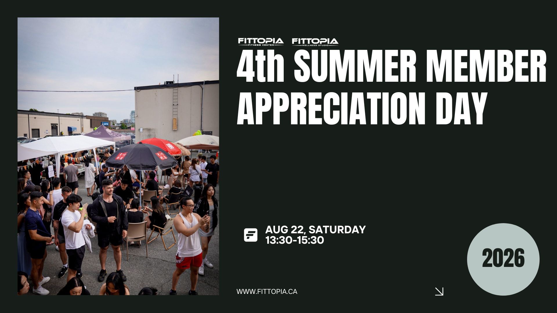Fittopia Summer Member Appreciation Day poster 1